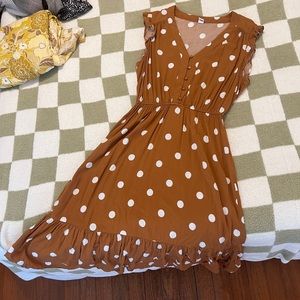 Old Navy Polka Dot A Line Dress